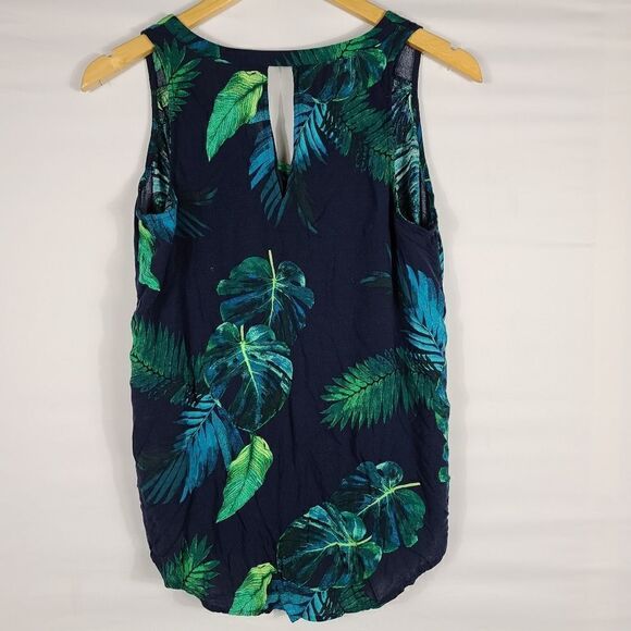 Old Navy Blue High-Neck Trapeze Tank - Picture 7 of 9